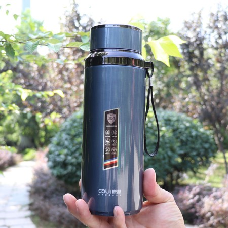 Stainless Steel Vacuum Flask (800ml -Blue )