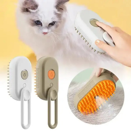 Electric SteamCare Pro Pet Grooming Brush