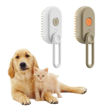Electric SteamCare Pro Pet Grooming Brush