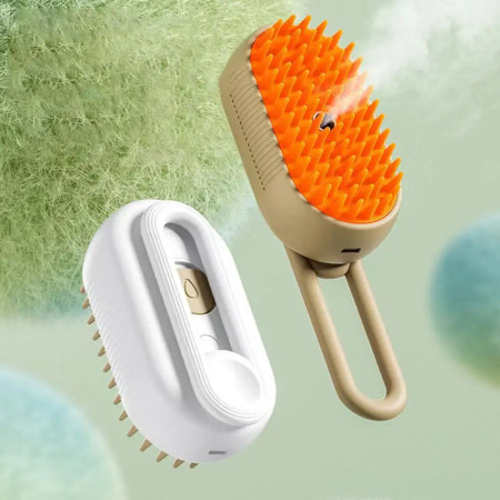 Electric SteamCare Pro Pet Grooming Brush