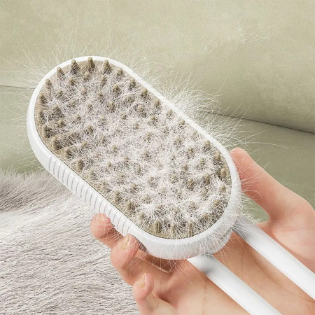 Electric SteamCare Pro Pet Grooming Brush
