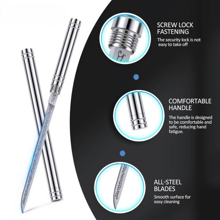Multipurpose Portable Pen Knife -7 inche ( 2 PCS )