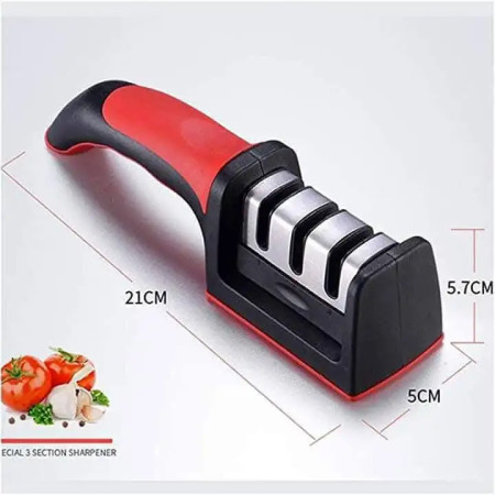 3 Step High Quality Kitchen Knife Sharpner