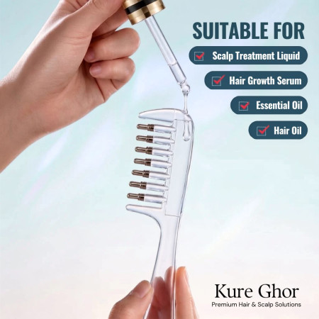 Crystal Scalp Applicator Comb