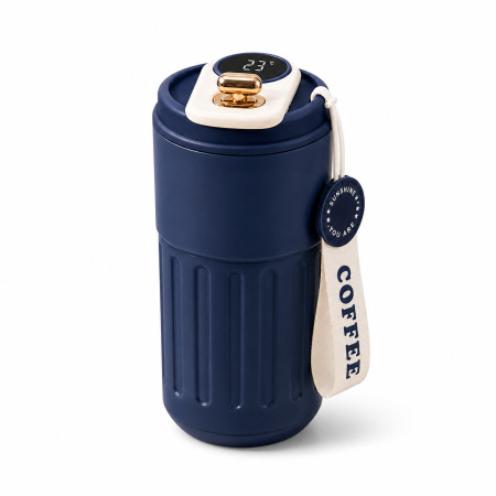 LED Thermal Mug (450ML Blue)